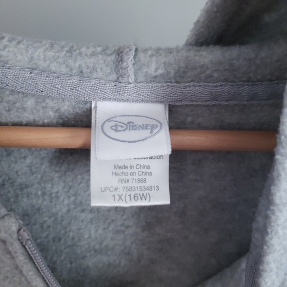 POOH grey zipfront fleece 1x‎ - Picture 3 of 6